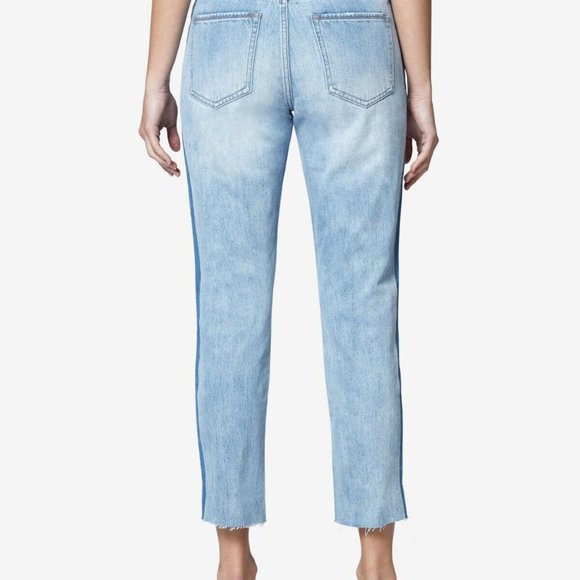 Sanctuary Charli Shadow Stripe Sz-31 Crop Hi Rise Jeans NWT - Picture 6 of 6